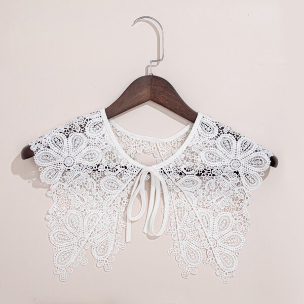 

Hollow Out Fake Collar, White