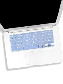 Piel teclado unicolor compatible con Macbook Air 13 pulgadas - Azul - Ver 1