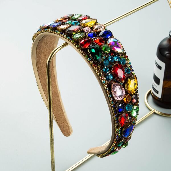 

Gemstone Decor Headband, Multicolor