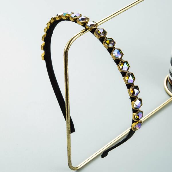 

Gemstone Decor Hair Hoop, Multicolor
