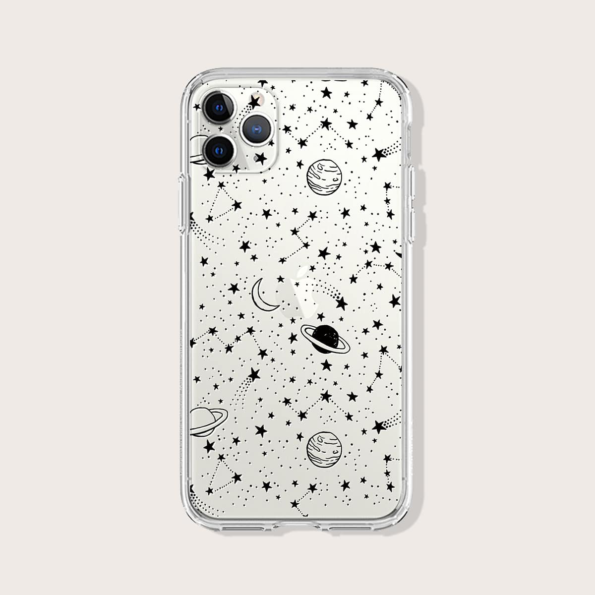 

Star & Planet Clear iPhone Case