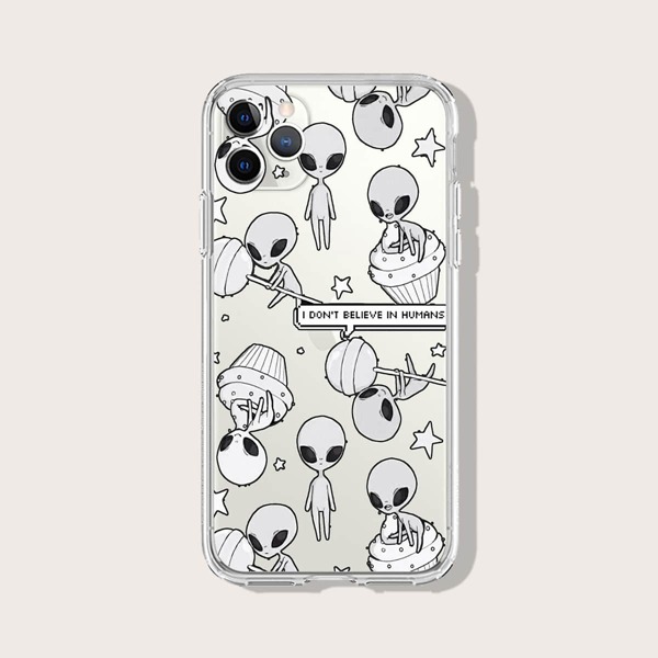 

Alien Clear iPhone Case