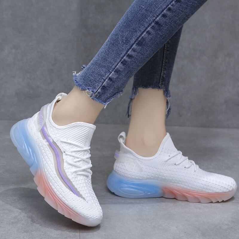 

Lace-up Front Running Shoes, Purple