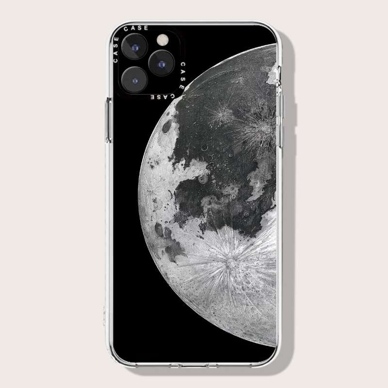 

Planet Pattern Phone Case, Black
