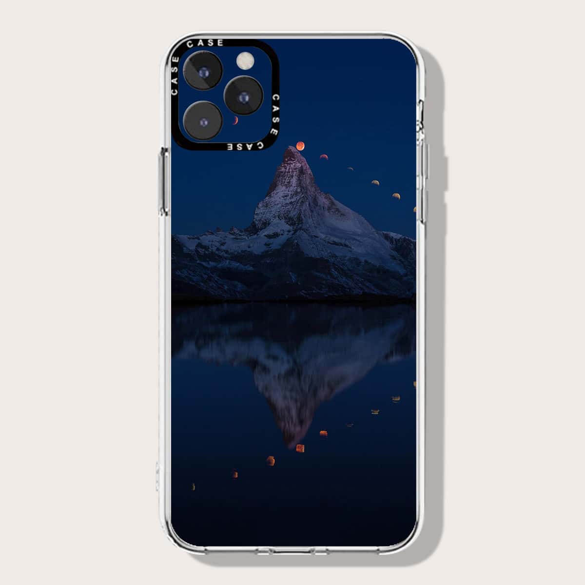 

Landscape Print Phone Case, Dusty blue