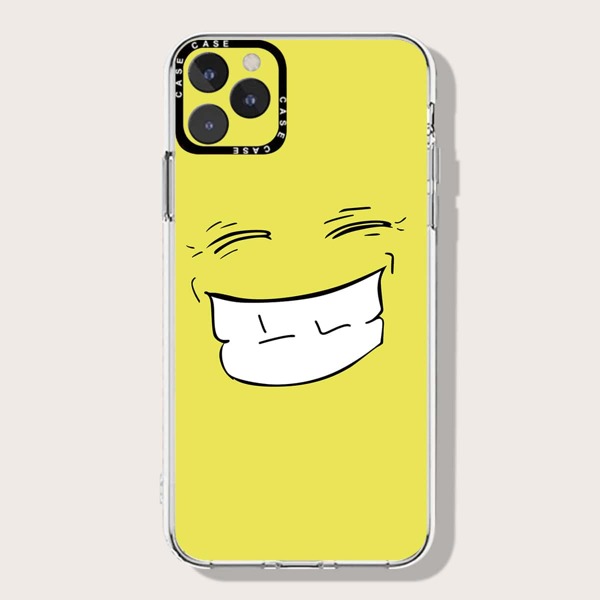 

Cartoon Graphic Phone Case, Yellow