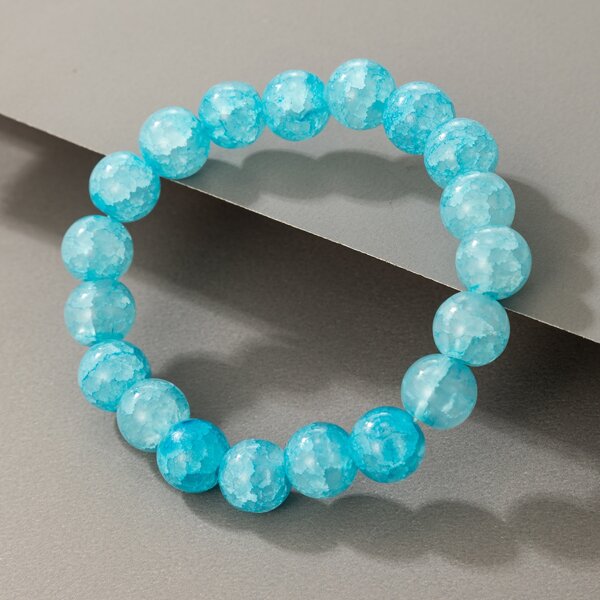 

1pc Beaded Bracelet, Blue