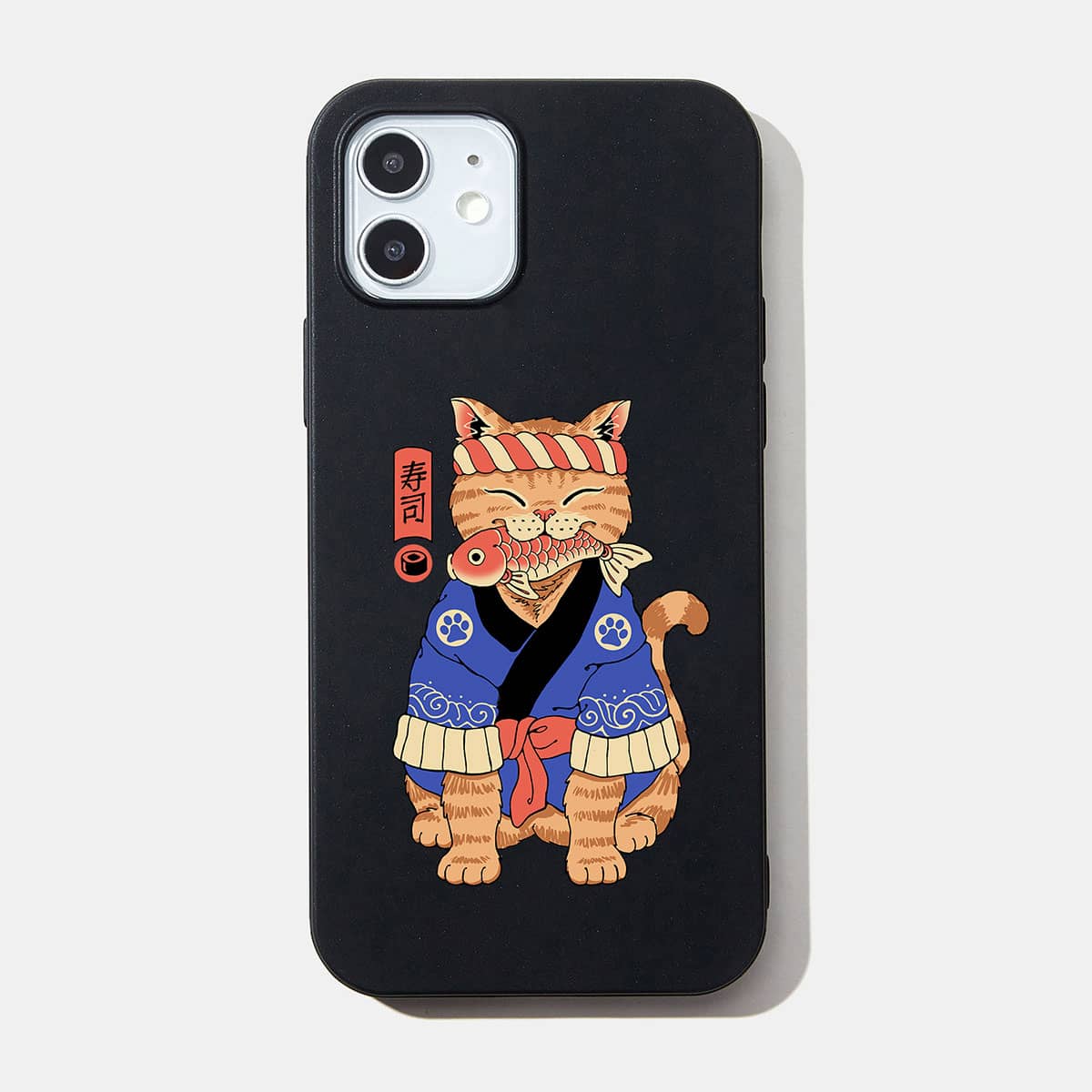 

Cat & Fish Phone Case, Multicolor