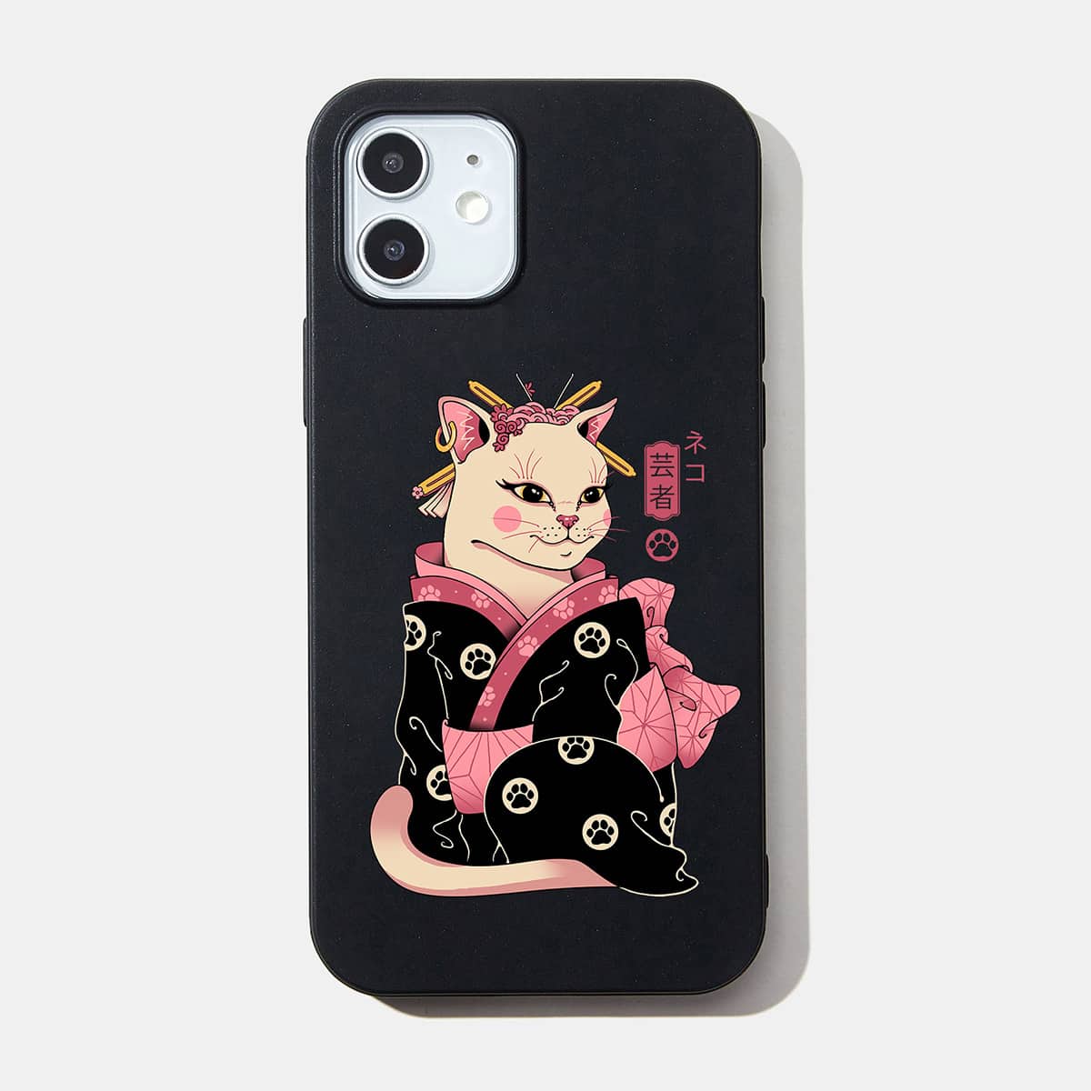 

Cartoon Cat Pattern Phone Case, Multicolor