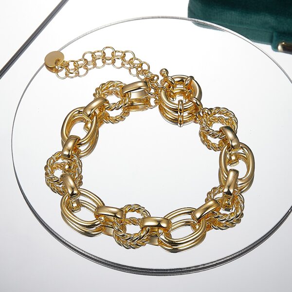 

18K Gold Plated Link Bracelet