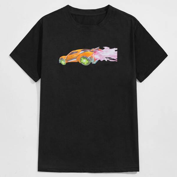 

Guys Car Graphic Tee, Black