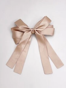 Bow Knot Decor Hair Clip - Khaki - View 1