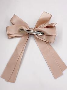 Bow Knot Decor Hair Clip - Khaki - View 2