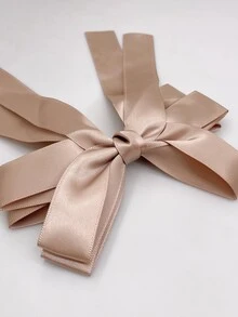 Bow Knot Decor Hair Clip - Khaki - View 3