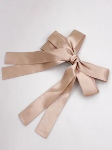 Bow Knot Decor Hair Clip - Khaki - View 4