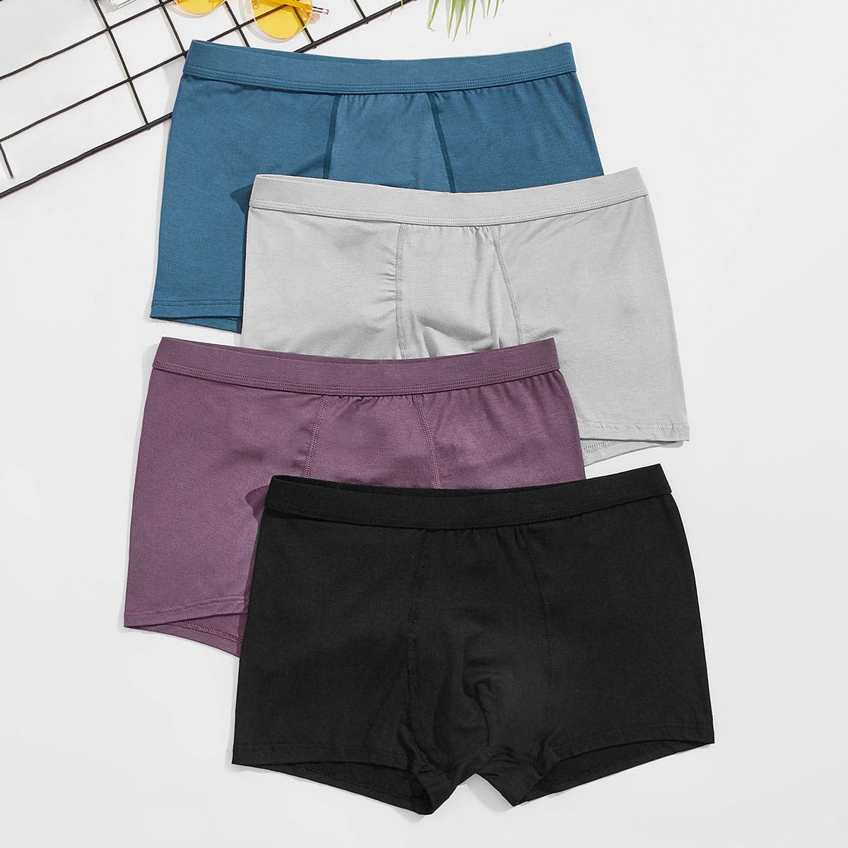 

Guys 4pcs Boxer Brief, Multicolor