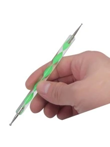 5 件双头螺旋点画笔，用于绘画、绘画、细节描绘、雕刻、陶瓷和陶艺，双点画和钻石画笔，返校、母亲节、妈妈的礼物、返校、学校用品