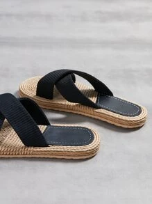 Trang trình bày Espadrille tối giản - màu đen - Xem 6