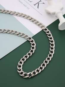 型鋁金屬鏈 0.6 公分 6 毫米直金色設計師錢包包帶手柄替換配件五金品質便攜式包配件時尚耐用適合新秀和白領青少年女孩女大學生 - 銀色 - 查看 3