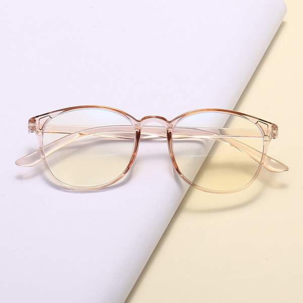 

Kids Geometric Frame Eyeglasses, Champagne