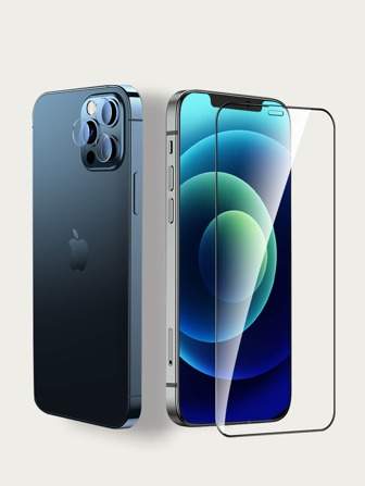 1pc Screen Tempered Film & Camera Lens Protective Film