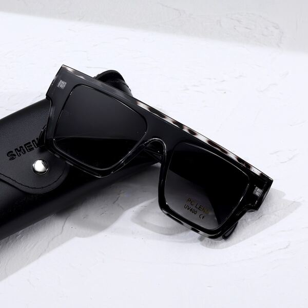 

Men Square Frame Sunglasses, Dark grey