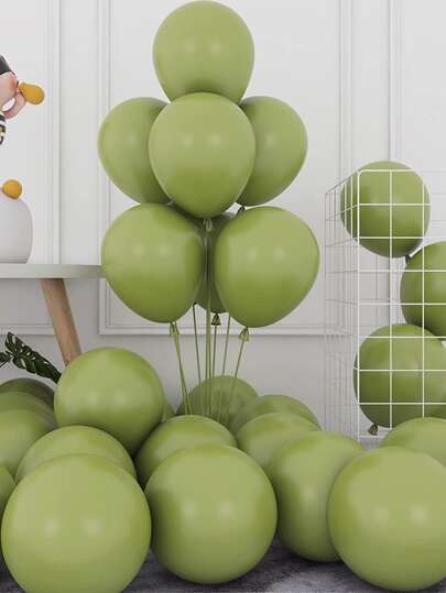 50pcs Solid Color Balloon