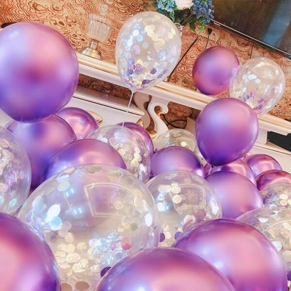 

40pcs Decoration Balloon Set, Multicolor