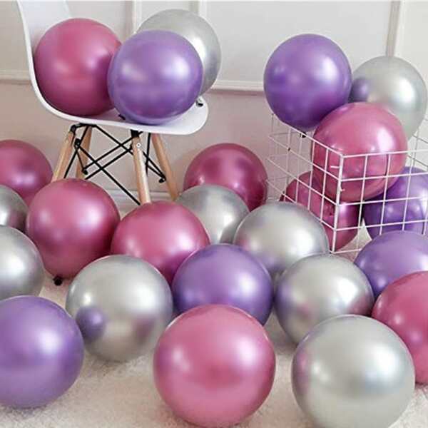 

40pcs Latex Balloon Set, Multicolor