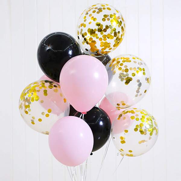 

12pcs Decoration Balloon Set, Multicolor