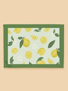 1pc Mango Print Random Placemat - Multicolor - View 3
