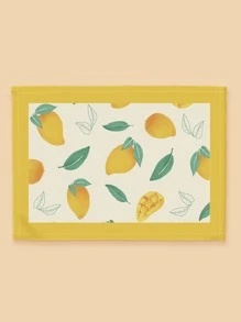 1pc Mango Print Random Placemat - Multicolor - View 4