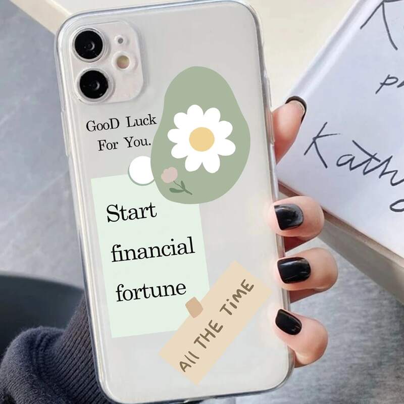 

Letter Graphic Phone Case, Multicolor