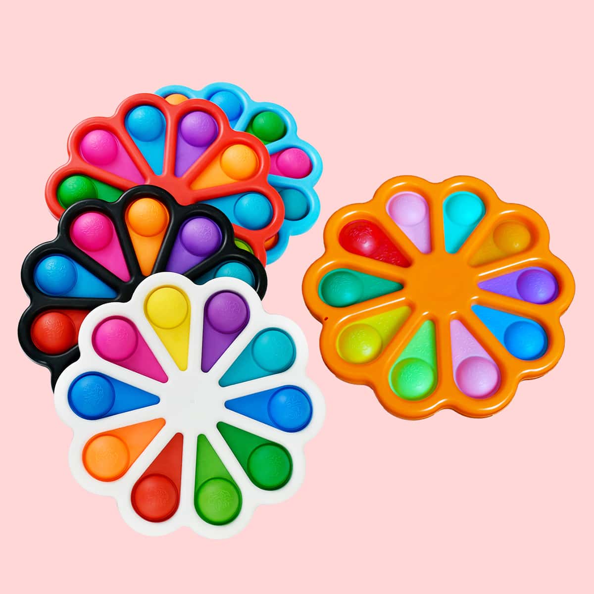 

1pc Random Color Push Pop Bubble, Multicolor