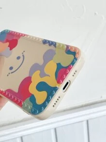 Funda para móvil con sonrisa de dibujos animados - Multicolor - Ver 3