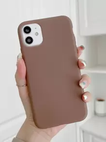 Plain Phone Case - Brown - View 1