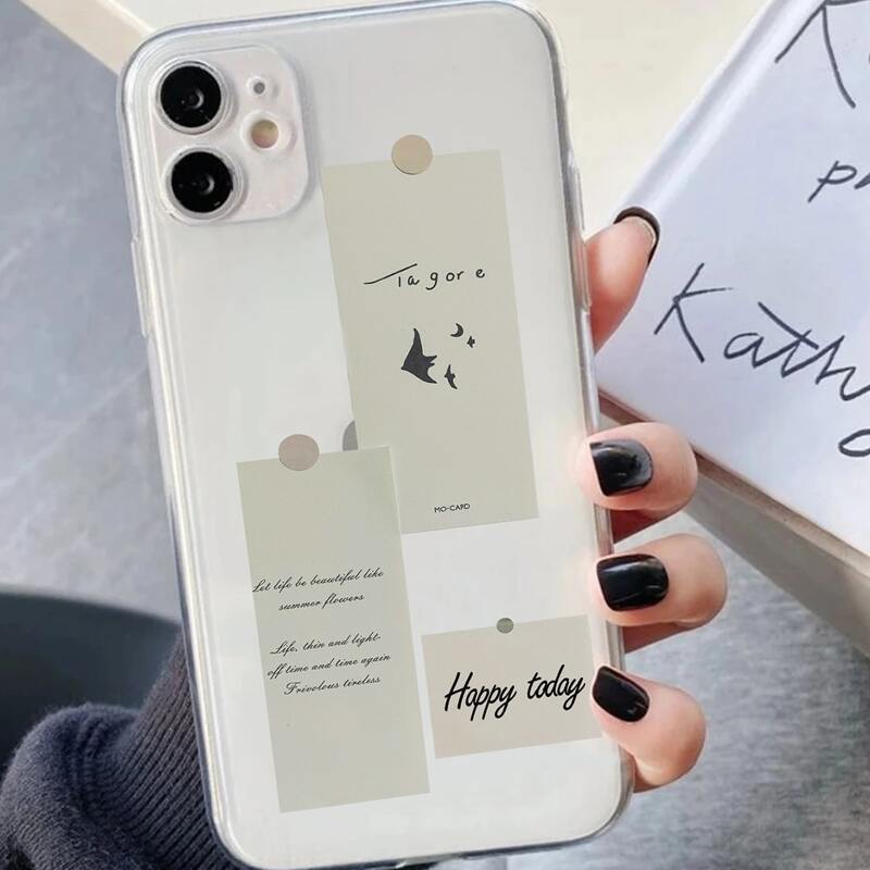 

Letter Graphic Phone Case, Multicolor