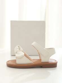 Toddler Girls White Sandals, Summer - White - View 4