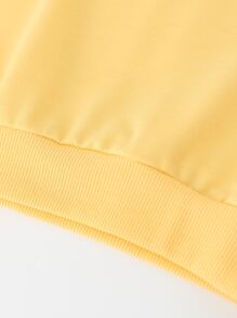 SHEIN Young Girl Unicorn Print Sweatshirt