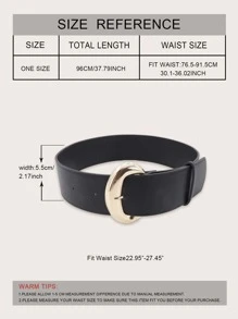 Cinturones Casual - Negro - Ver 4