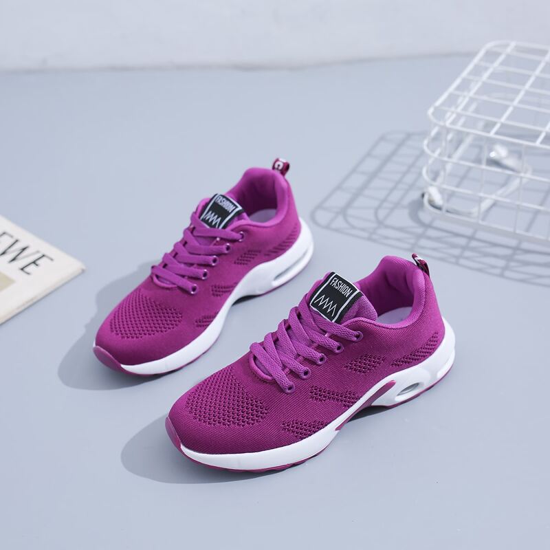 

Minimalist Lace-up Front Running Shoes, Purple