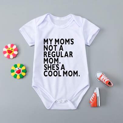 Baby Unisex Slogan Graphic Bodysuit