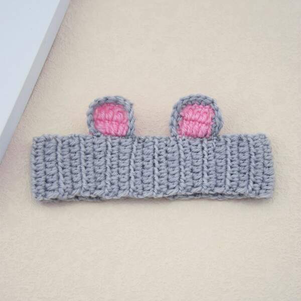 

Baby Cartoon Hair Band, Grey