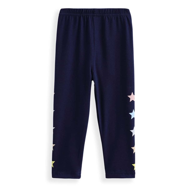 

Toddler Girls Star Print Leggings, Navy blue