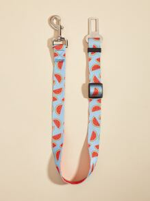 西瓜圖案寵物安全帶 - 彩色 - 查看 3