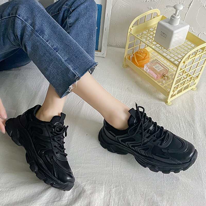 

Minimalist Chunky Sneakers, Black