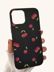 櫻桃繪畫手機外殼 - 彩色 - 查看 2