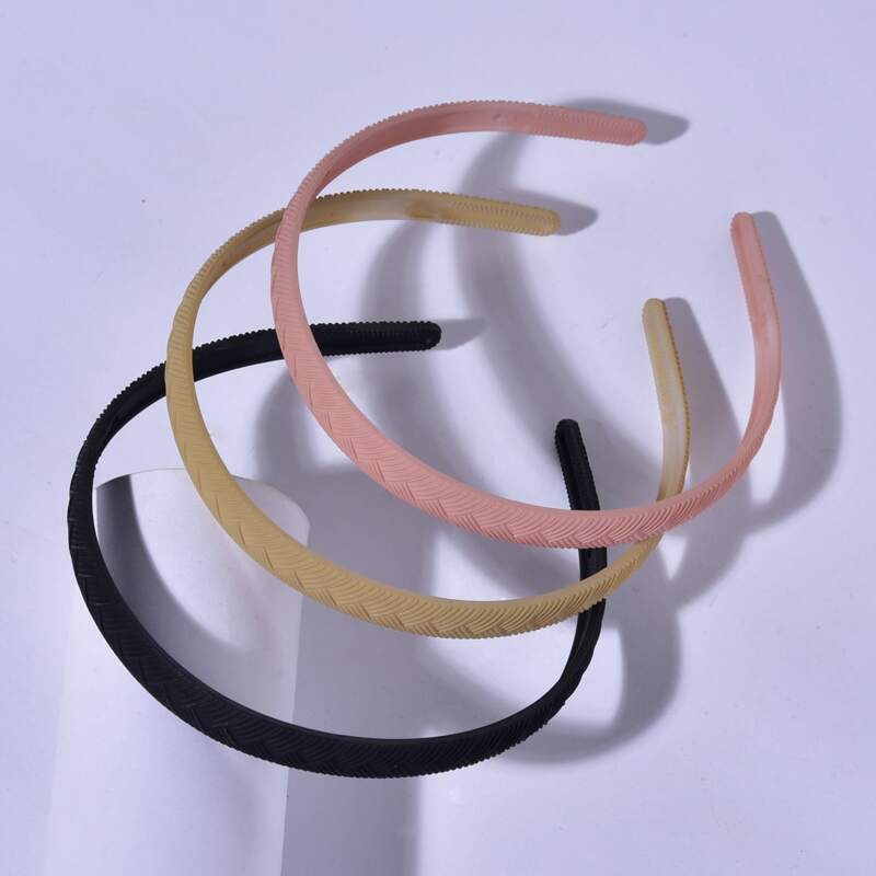 

3pcs Textured Headband, Multicolor