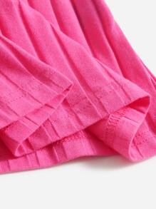 SHEIN Essnce V領素色合身上衣