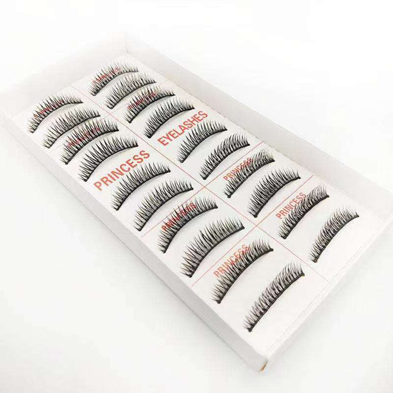 

10pairs Volumized Fake Eyelashes, Black